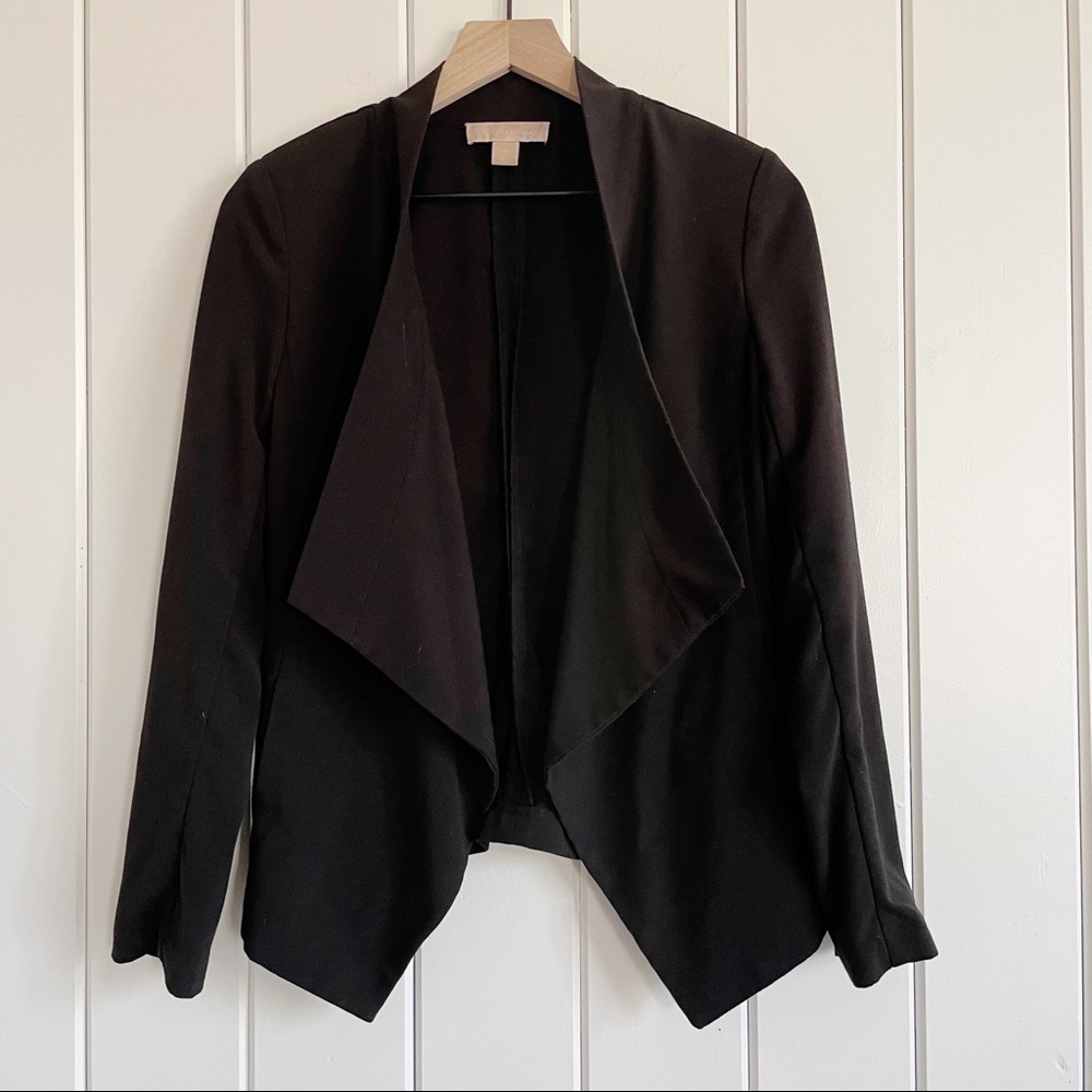 MICHAEL Michael Kors Draped Open Front Jacket